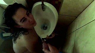 Piss on My Girlfriend's Face at Nude Resort POV