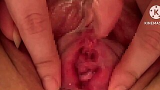 Wow, Japanese girlfriend fingering herself close up in personal shoot!