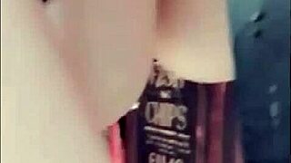 cute chinese girl plays with boyfriend at home 😊