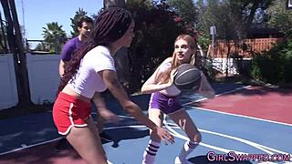 Stepdaughter teen joins taboo foursome with fingering and oral