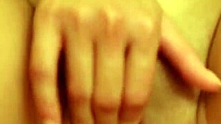 Desi beauty with small tits and hairless body enjoys facial cumshot