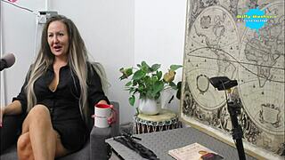 Unseen and unedited interview with a porn star in reality mature setting.