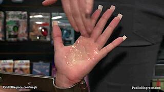 Blindfolded Latina Screwed Hard in Public! What a Show!