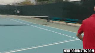 Cute Gay Boys Play Tennis Before Intense Cock Fucking Session