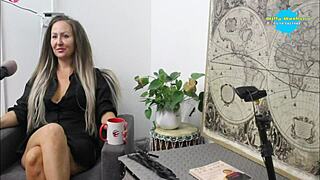 Unseen and unedited interview with a porn star in reality mature setting.