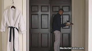 Bbc visits those nice big natural tits in the bath