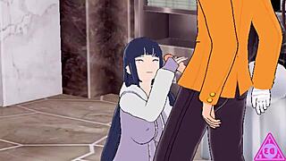 anime couple engages in intimate activities uncensored