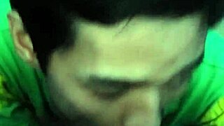 Can a straight guy handle this intense gay blowjob from a horny bottom?