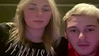 watch this blonde teen flash tits on periscope?