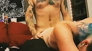 amateur couple engages in intense doggystyle fucking, ending with a cumshot