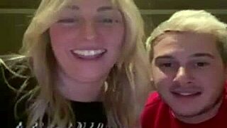 watch this blonde teen flash tits on periscope?