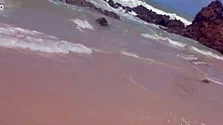 Does this wife show everything on the nudist beach?