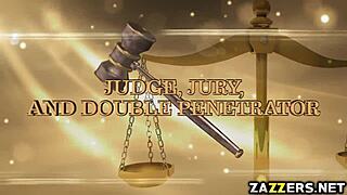 Milf kristina rose takes two big cocks at once in anal threesome.