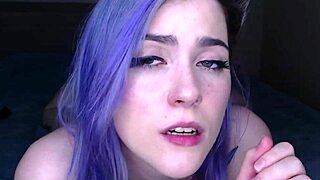 Stacy Moon plays dirty in a hot GFE roleplay, fingering and teasing with a dildo