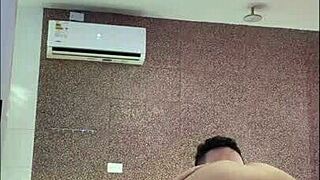 kimberly bent over for cunilingus in room casting different angle focus