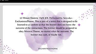 Watch me deny your orgasm with femdom instructions