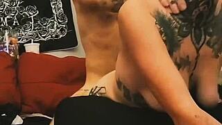 amateur couple engages in intense doggystyle fucking, ending with a cumshot