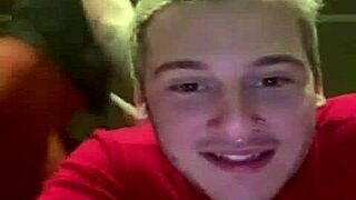 watch this blonde teen flash tits on periscope?