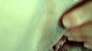 Beautiful Amateur Moans While Fingering Wet Pussy on Bed