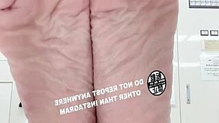 Office feet fetish with asian japanese girls at work