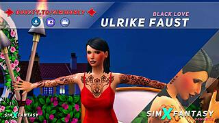 Ulrikefaust's erotic 3D animation with black love and doggystyle