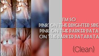 Look at these different shades of pink in close-up anal action.