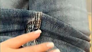 Thin legs in jeans are just sexy - depravedminx