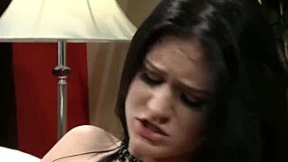 This brunette is so horny, she really wants some sex right now! 😈