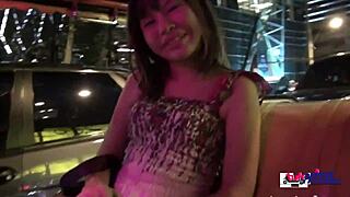 young asian teen 18+ gets banged roughly in missionary with big cock pov close up