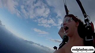 These lovely babes are enjoying sky diving and boar hunting in the outdoors.