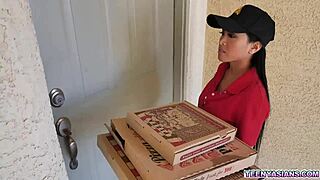 jay and rion ordered pizza, but ember snow brought a hot threesome instead