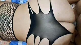 Latina Wife Blows Technician Then Doggystyle