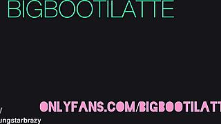 Youngstarbrazy and bigbootilatte share passionate interracial pov moments with big ass focus