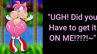 Tangkap Amy Rose jari dan lancap!