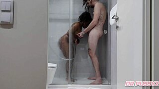 Ebony escort services big cock in motel bathroom