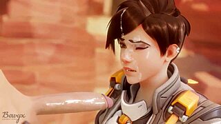 tracer pays a bet with blowjob from bewyx and cinderdryadva