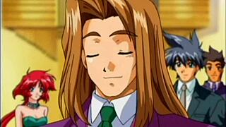 Horny hentai babe rides hard in wild animated scene.