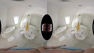 New Maid In Virtual Taboo Gives Shaved Pussy Blowjob