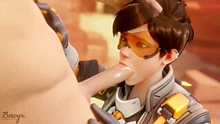 tracer pays a bet with blowjob from bewyx and cinderdryadva