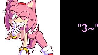 Caught Amy Rose Fingering And Masturbating!