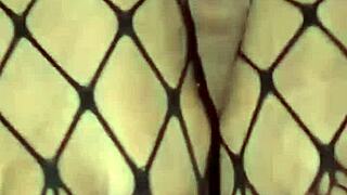 Brunette's Feet Get Covered In Cum During Intense Footjob And Cumshot