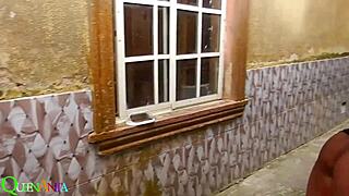 African 18 YO Sucks Huge Ebony Cock for Wild Cumshot in Raw 1on1 Black Action