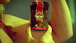 petite blonde explores her shaved area