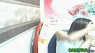 Asian girl's unfiltered desires on live webcam