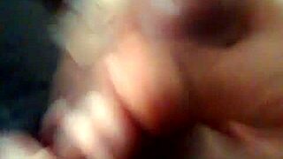 She swallows my cum after the blowjob.