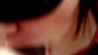 She swallows my cum after the blowjob.