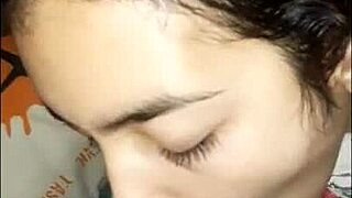 Petite Teen Sucks Monster Cock in Horny Video