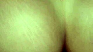 Deep anal sex with big cock, bent over in doggystyle, cumshot creampie.