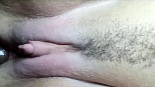 Interracial sex with big cock in pussy and ass