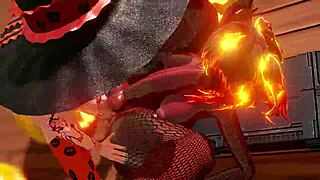 Feeling The Halloween Spirit With Futa's Big Tits And Monster Cock Fucking